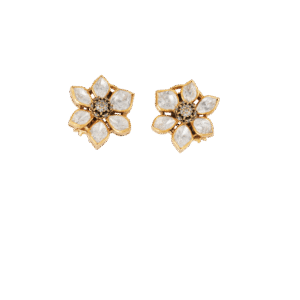 Mozonite Petal Swarovski Studs