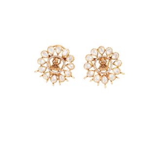 Mozonite Floral Stud Earrings