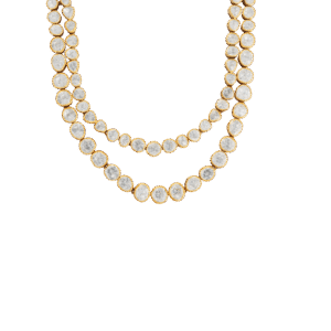 Double Mozonite Radiance Strand Necklace