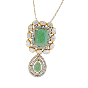 Emerald Harmony Duo Pendant