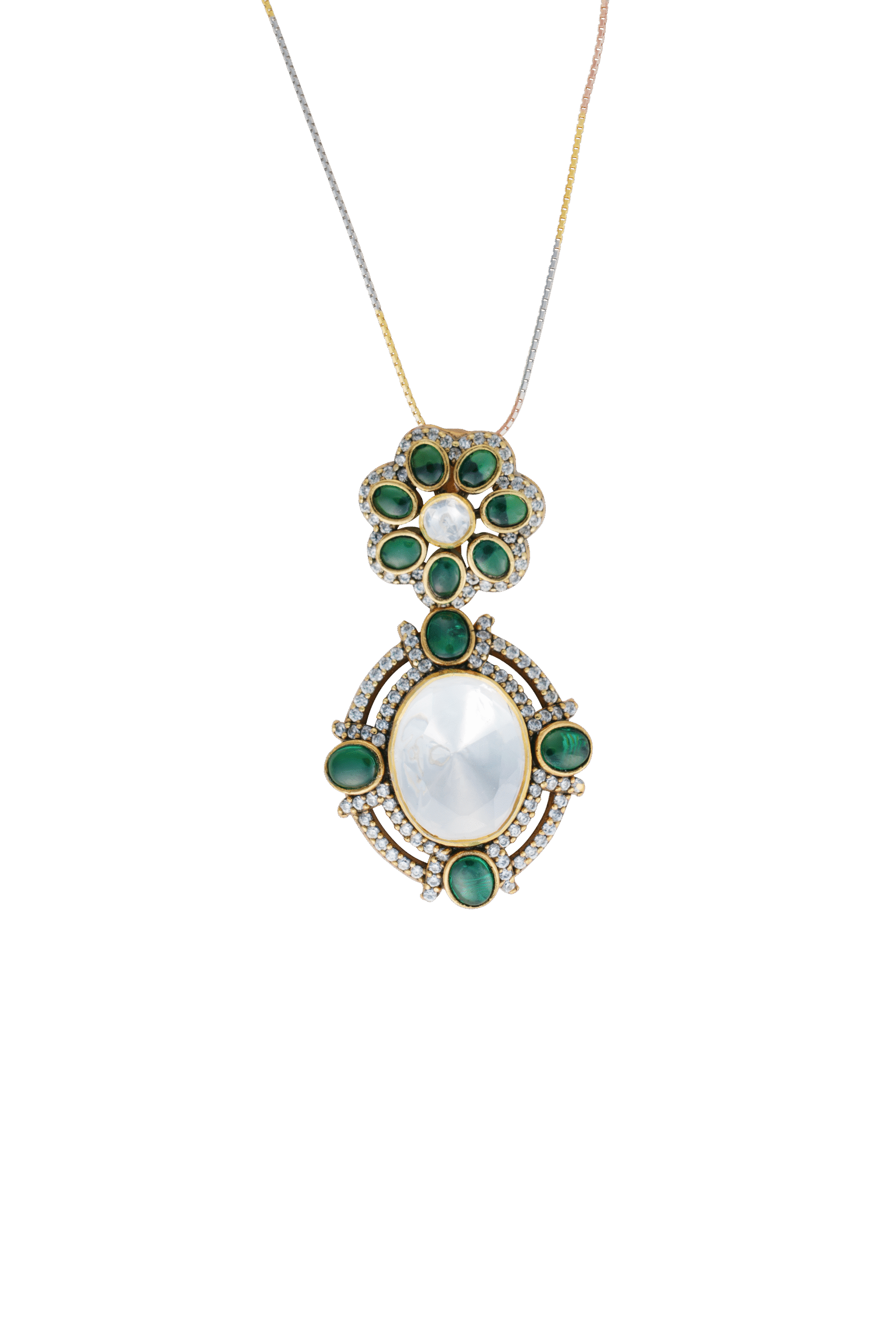 Festive Emerald Highlight Pendant