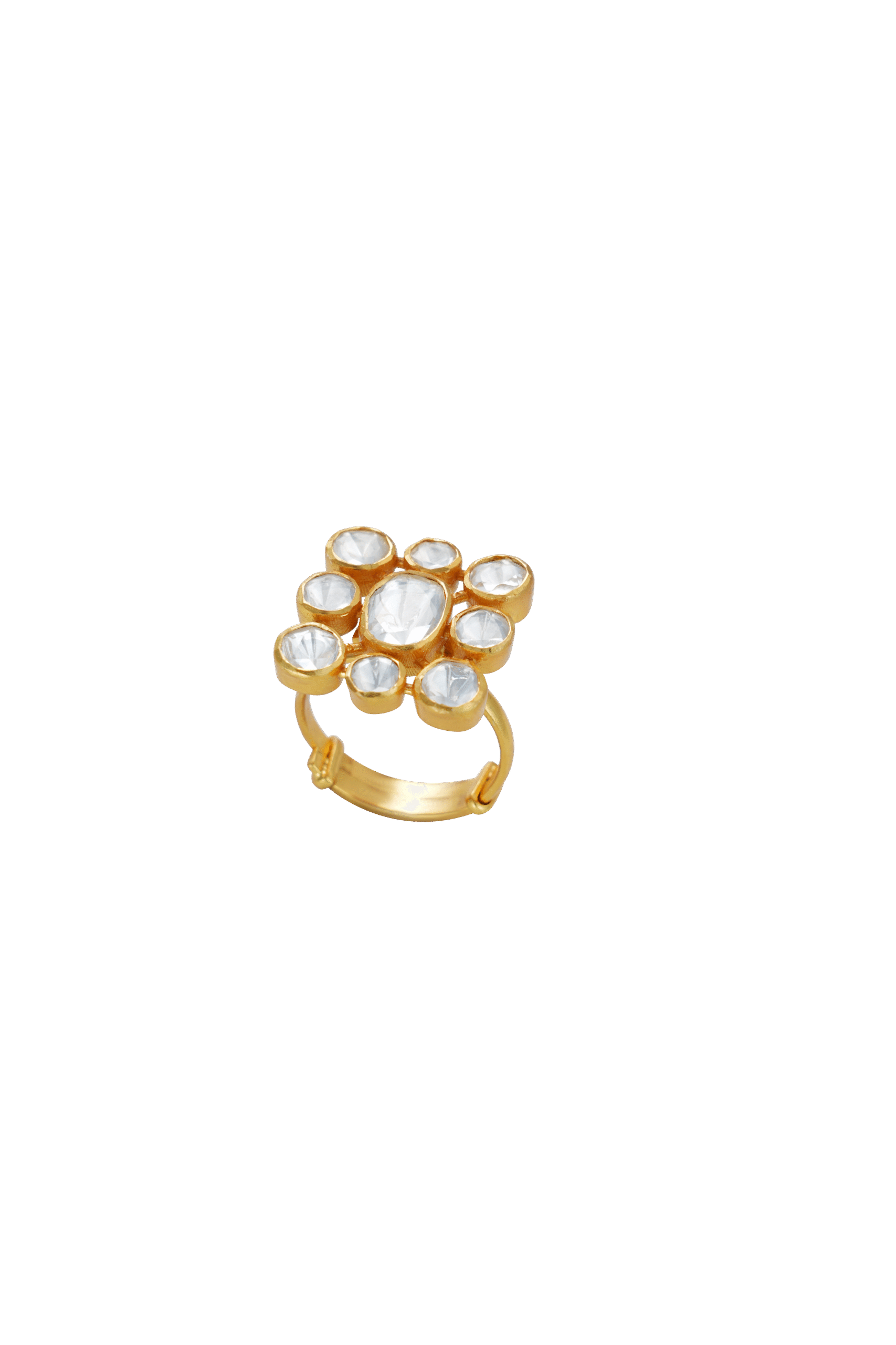 Radiant Lumina Bloom Adjustable Ring