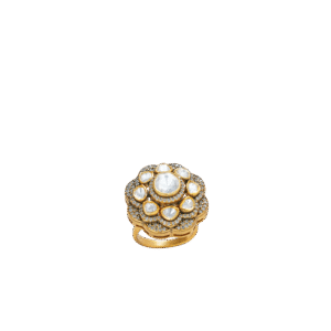Mozonite Statement Cocktail Ring