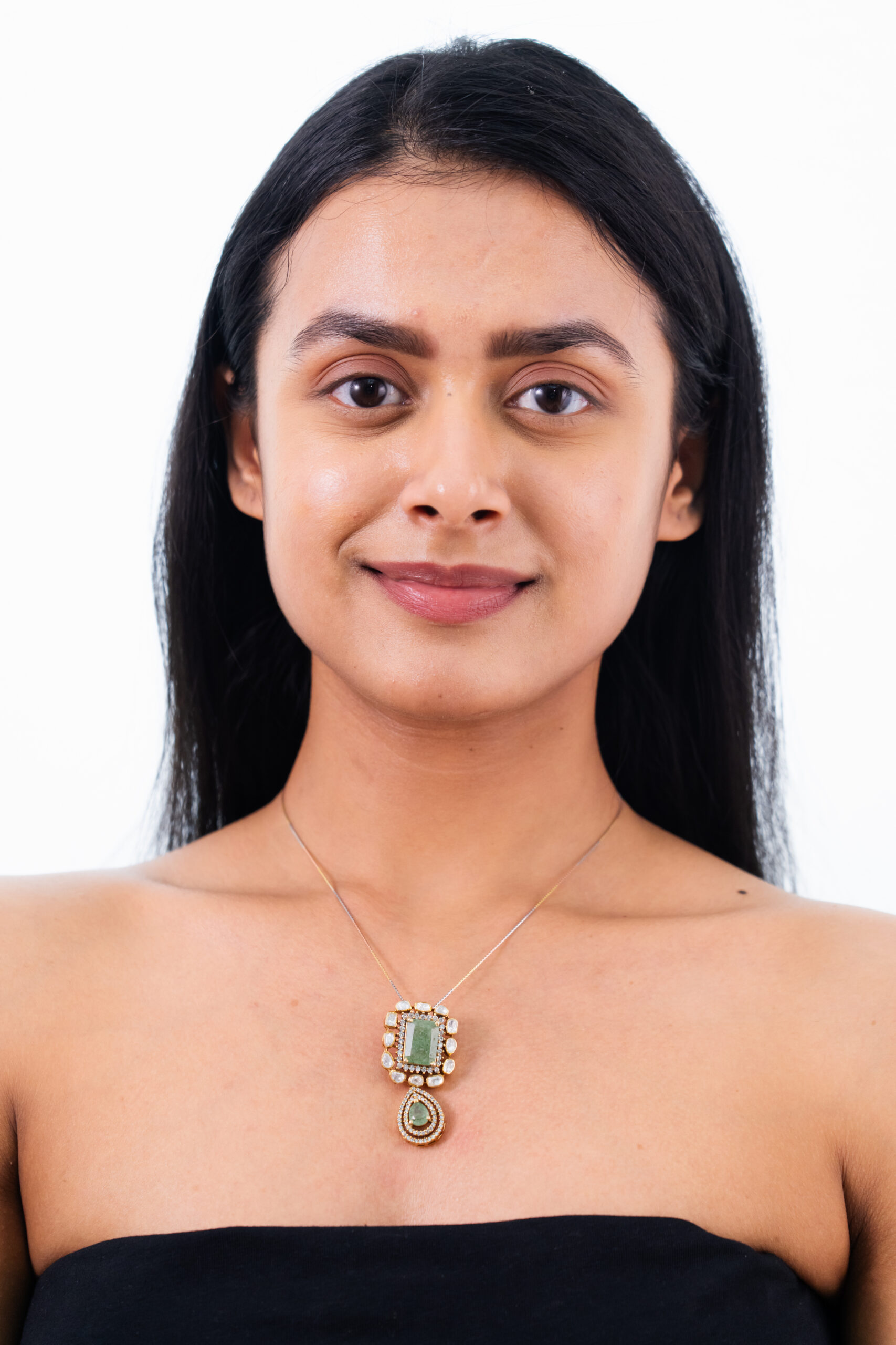 Emerald Harmony Duo Pendant - Image 2