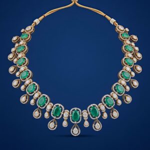 Emerald Cascade Elegance Necklace